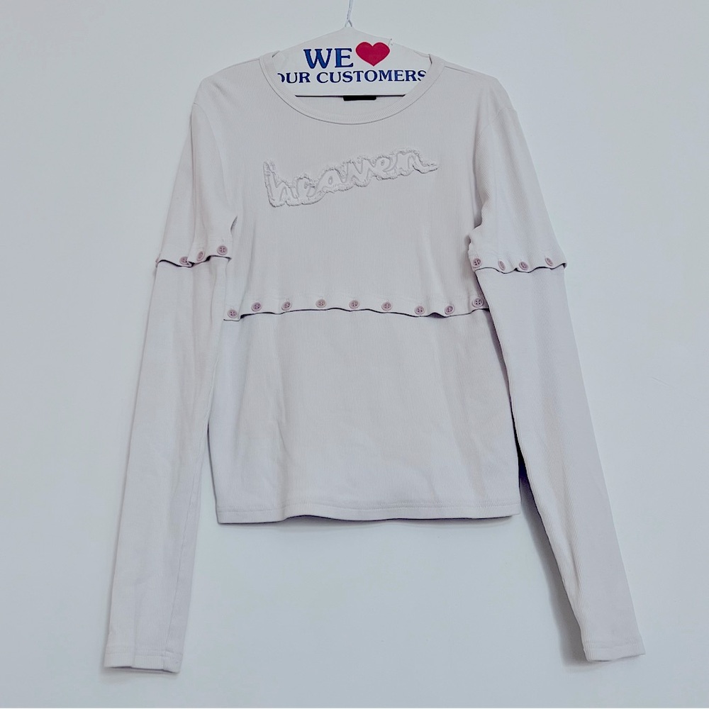 Heaven by Marc Jacobs soft ribbed knit long sleeve